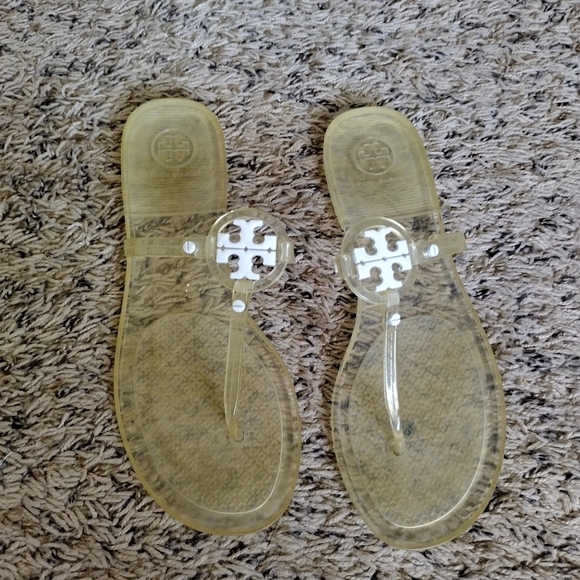 Tory Burch Mini Miller Flat jelly Thong sz 8 - Picture 1 of 6